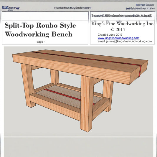 Split-Top Roubo Woodworking Bench