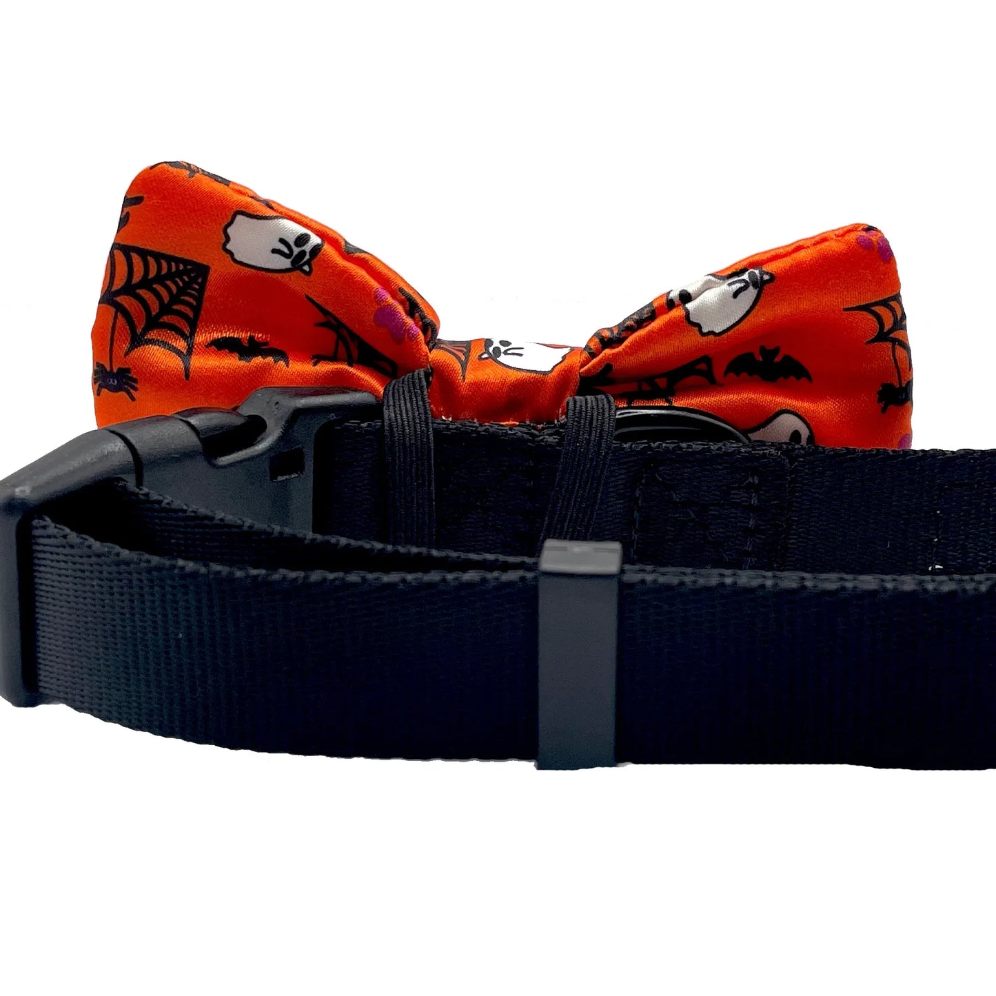 Halloween Orange Dog Bow Tie