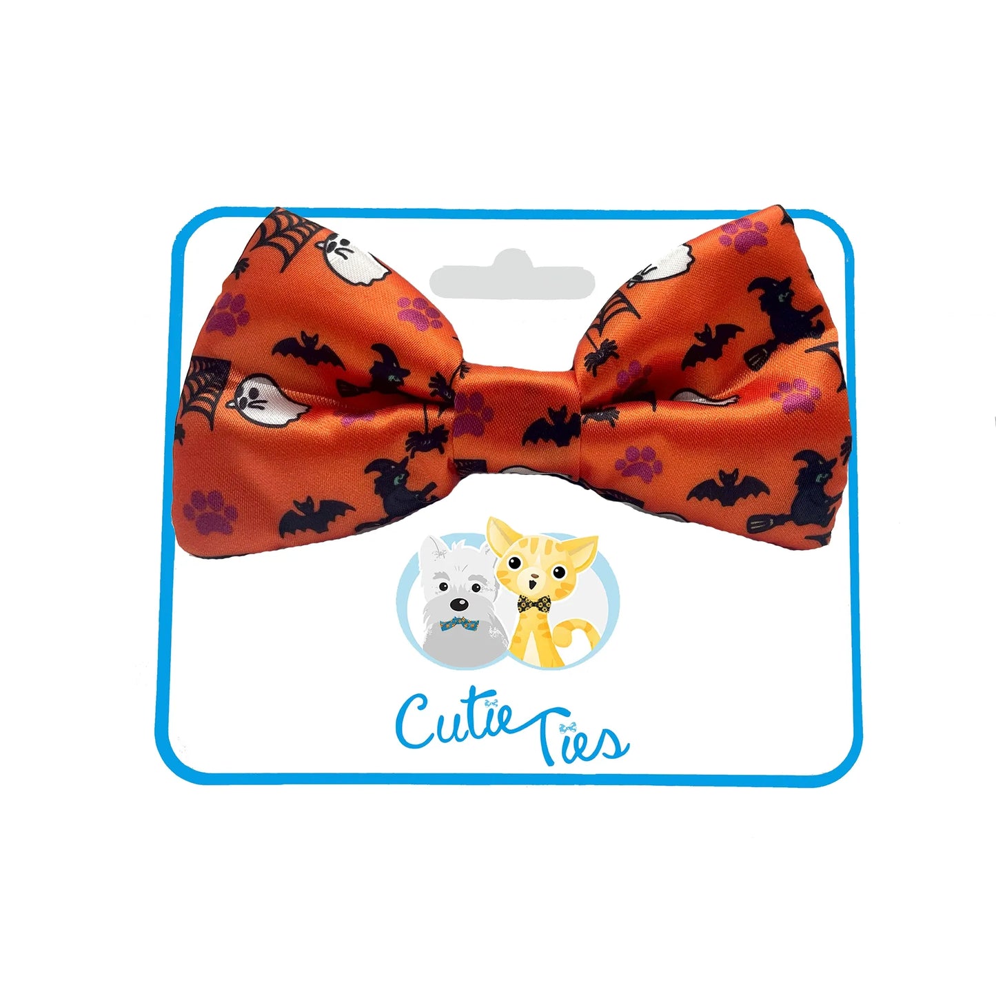 Halloween Orange Dog Bow Tie