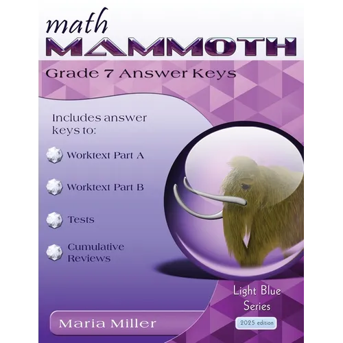 Math Mammoth Grade 7 Answer Keys
