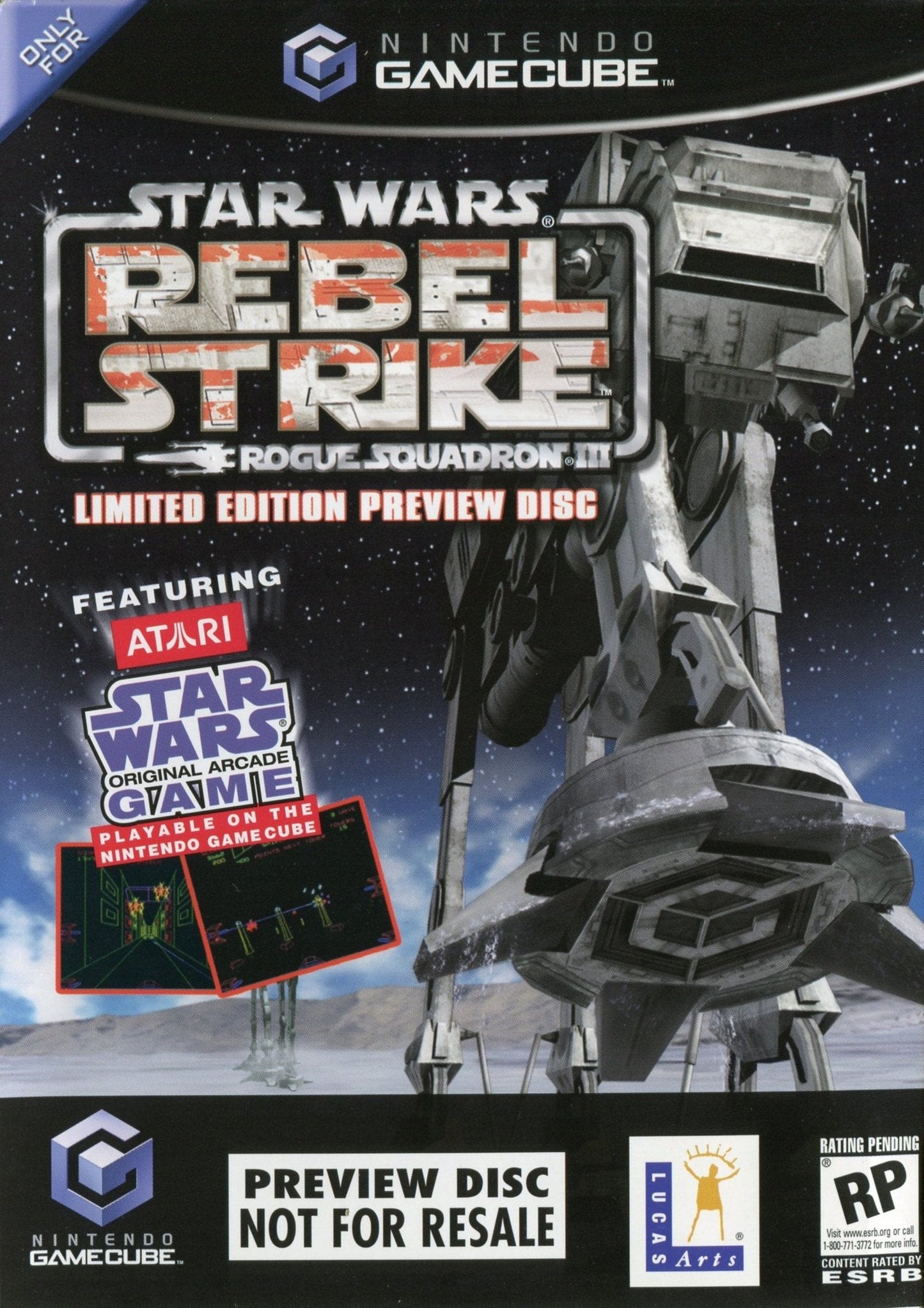 Star Wars Rebel Strike Preview Disc (Gamecube)