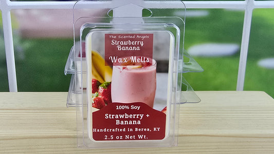 Strawberry Banana Soy Wax Melts (Clamshells & Squeezable Wax)