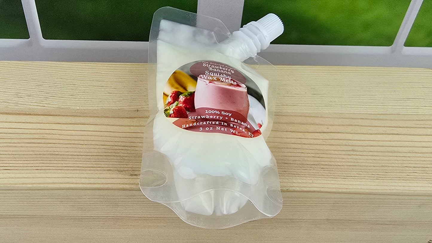 Strawberry Banana Soy Wax Melts (Clamshells & Squeezable Wax)