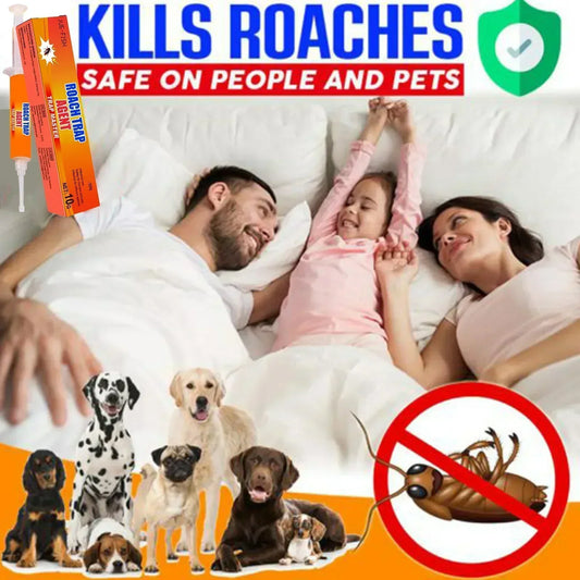 Strong Cockroach Killing Gel Bait Clear Cockroach Medicine Whole Nest End House Quick Kill Catcher Cockroach Killer Home Use