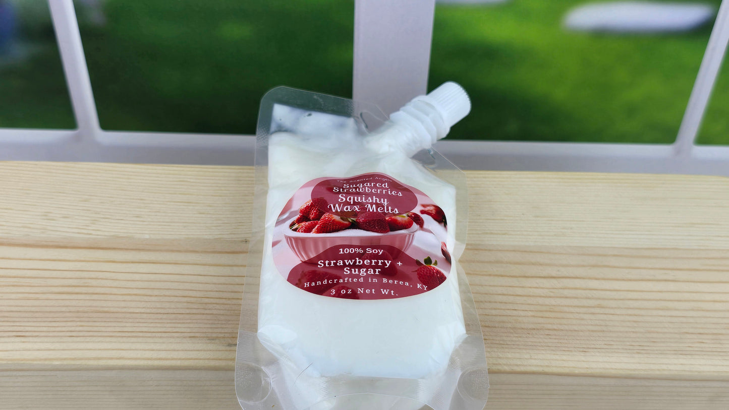 Sugared Strawberries Soy Wax Melts (Clamshells & Squeezable Wax)