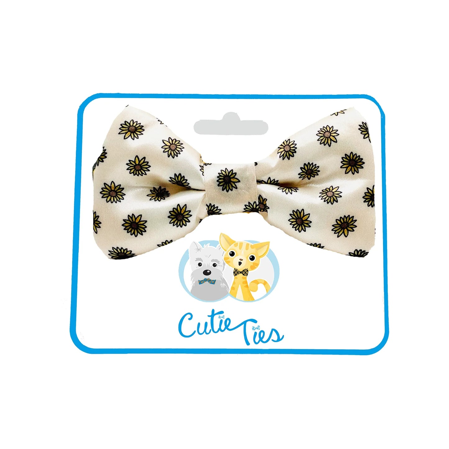 Sunflower Dog Bow Tie