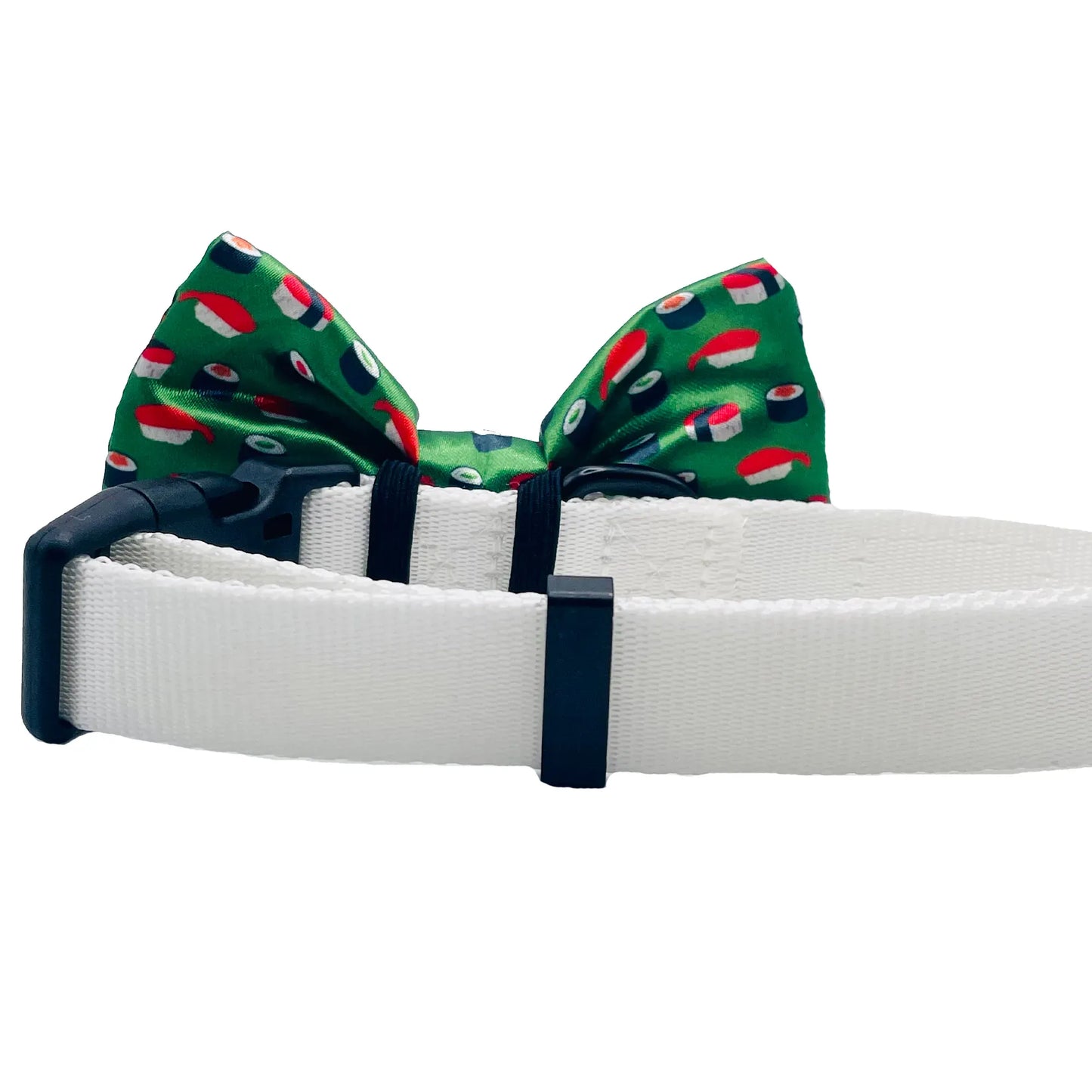 Sushi Green Dog Bow Tie