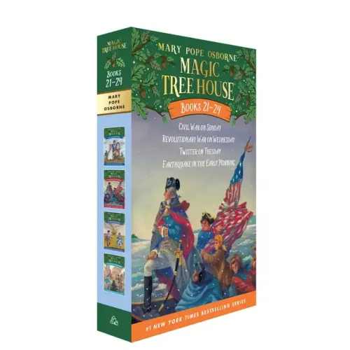 Magic Tree House Books 21-24 Boxed Set: American History Quartet