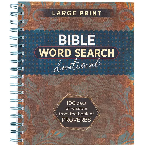 Bible Word Search Devotional: 100 Days of Wisdom from the Book of Proverbs