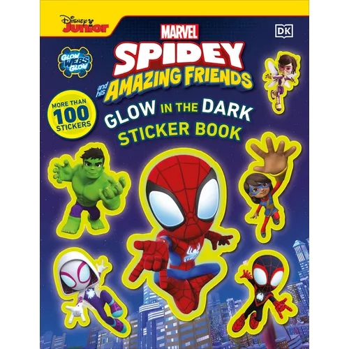 Marvel Spidey and His Amazing Friends Glow in the Dark Sticker Book: With More Than 100 Stickers