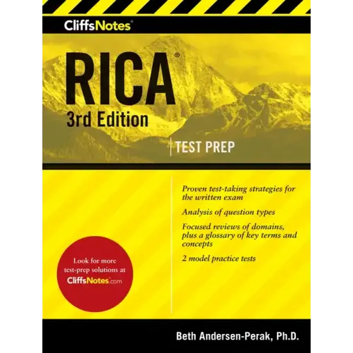 CliffsNotes RICA 3rd Edition