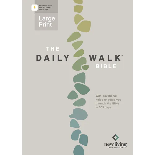 The Daily Walk Bible Large Print Nlt, Filament Enabled (Softcover)