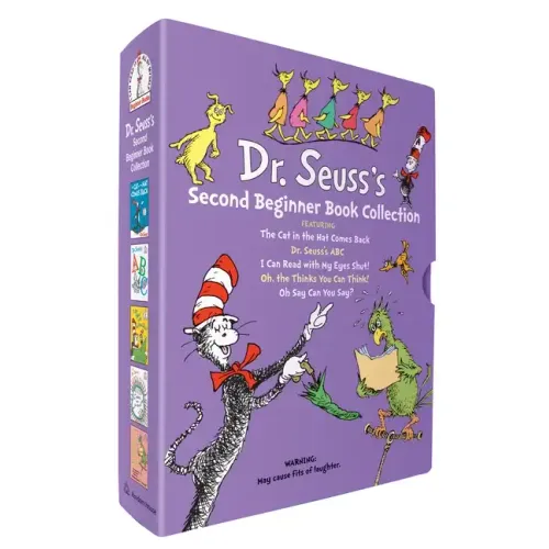 Dr. Seuss's Second Beginner Book Boxed Set Collection: The Cat in the Hat Comes Back; Dr. Seuss's Abc; I Can Read with My Eyes Shut!; Oh, the Thinks Y