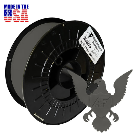 Gunmetal Gray AF 1.75mm Tough Pro PLA+ Filament Made in the USA!