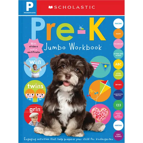 Pre-K Jumbo Workbook: Scholastic Early Learners (Jumbo Workbook)