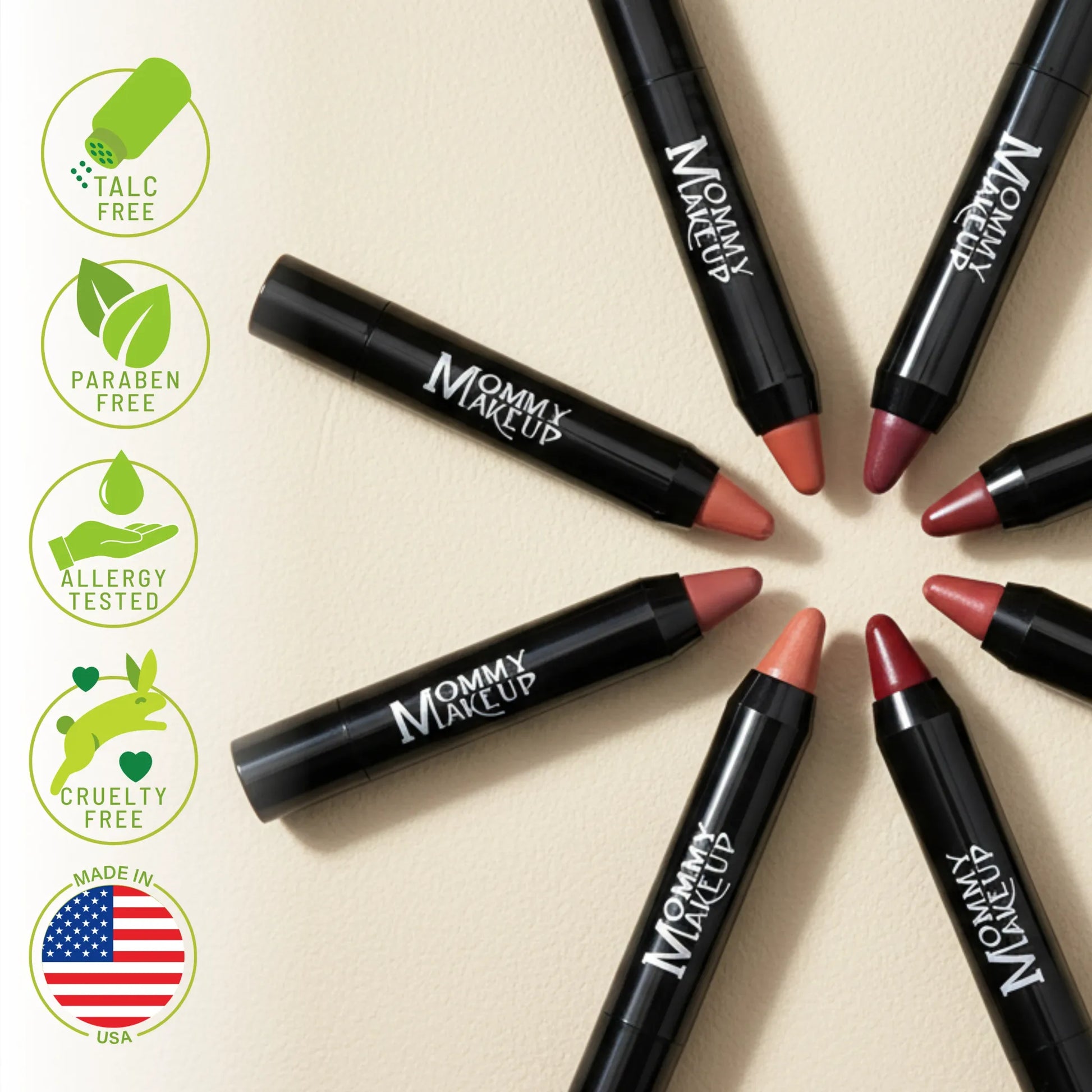 Triple Sticks Lipstick, Cream Blush, and Treatment in Tess