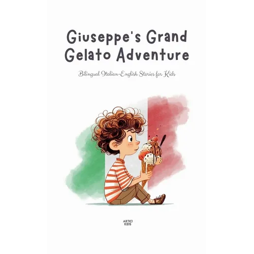 Giuseppe's Grand Gelato Adventure: Bilingual Italian-English Stories for Kids