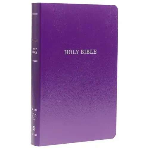 KJV, Gift and Award Bible, Imitation Leather, Purple, Red Letter Edition