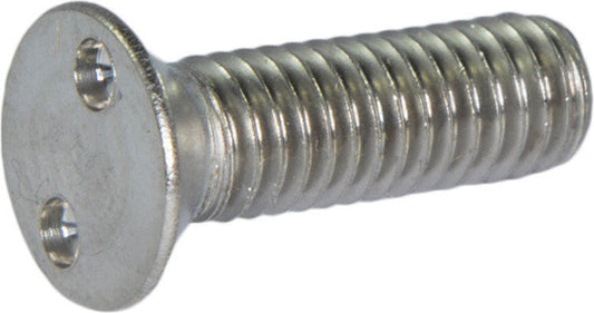M4-0.70 x 16 Tamper Resistant Drilled Spanner Flat Head Machine Screw 18-8 Stainless Steel - Metric (#8)