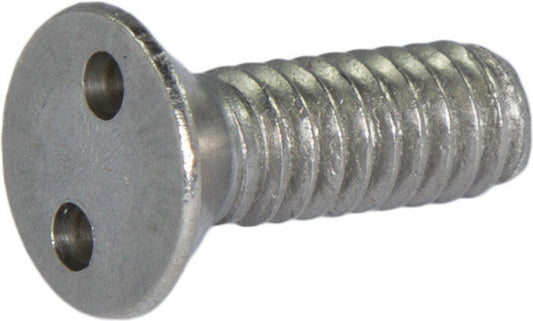 10-24 x 1 1/2 Tamper Resistant Drilled Spanner Flat Head Machine Screw 18-8 Stainless Steel