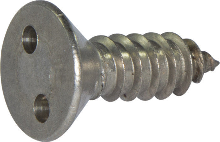 4 x 1 Tamper Resistant Drilled Spanner Flat Head Sheet Metal Screw 18-8 Stainless Steel