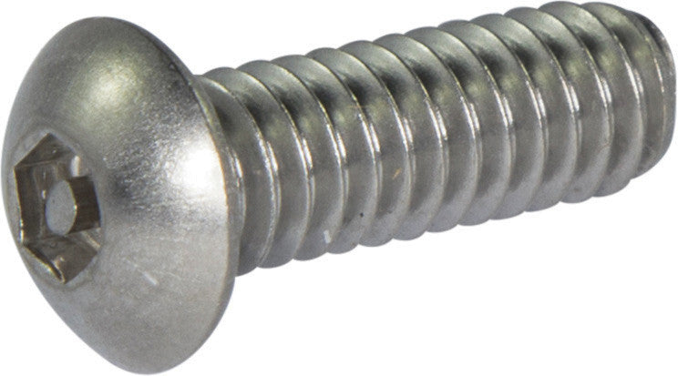 3/8-16 x 1 1/4 Tamper Resistant Hex Button Head Socket Machine Screw 18-8 Stainless Steel (7/32)