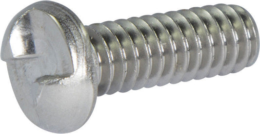 8-32 x 3/8 Tamper Resistant One Way Round Head Machine Screw 18-8 Stainless Steel
