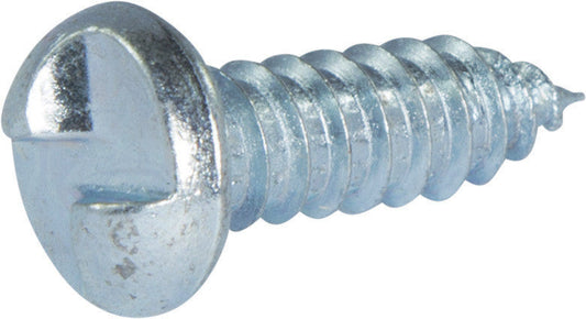 10 x 1 1/4 Tamper Resistant One Way Round Head Sheet Metal Screw Zinc
