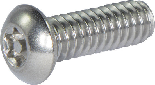 10-24 x 3/4 Tamper Resistant Torx Button Head Socket Machine Screw 18-8 Stainless Steel (T-25)