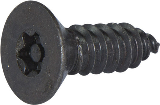 8 x 1 1/2  Tamper Resistant Torx Flat Head Sheet Metal Screw Steel Black (T-20)