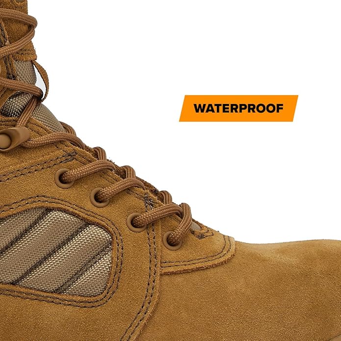 MAG SHIELD Suede Leather 8" Work Boot WP
