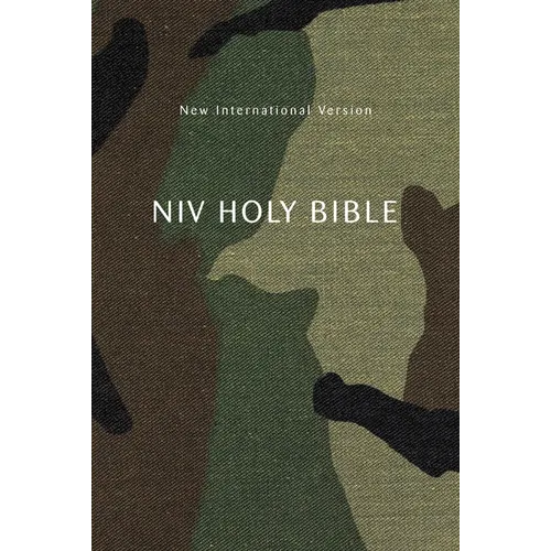 Niv, Holy Bible, Compact, Paperback, Woodland Camo, Comfort Print