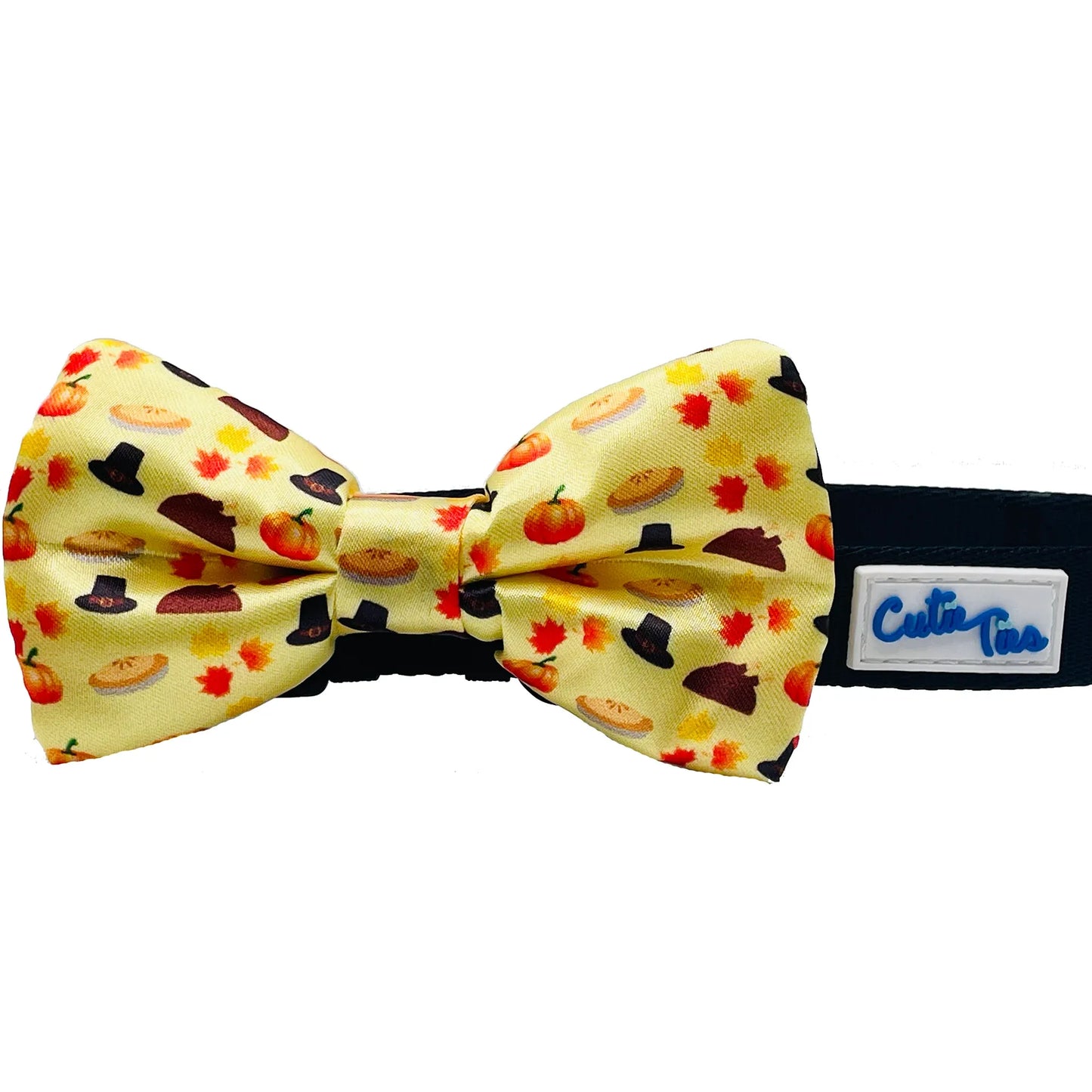 Thanksgiving Dog Bow Tie