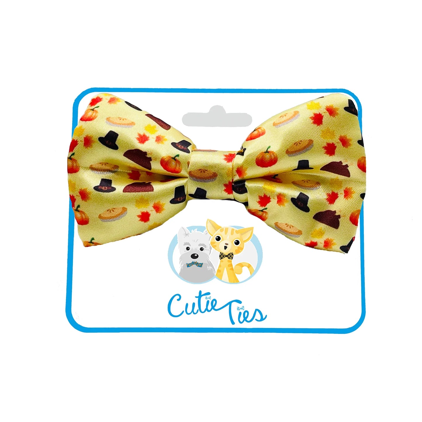 Thanksgiving Dog Bow Tie