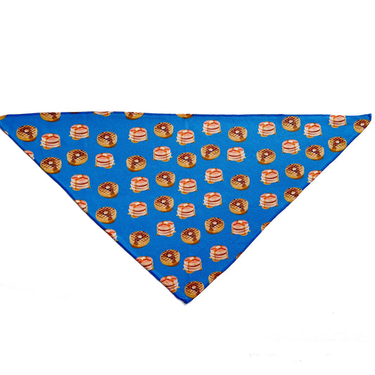 Pancakes & Waffles Breakfast Tie On Dog Bandana