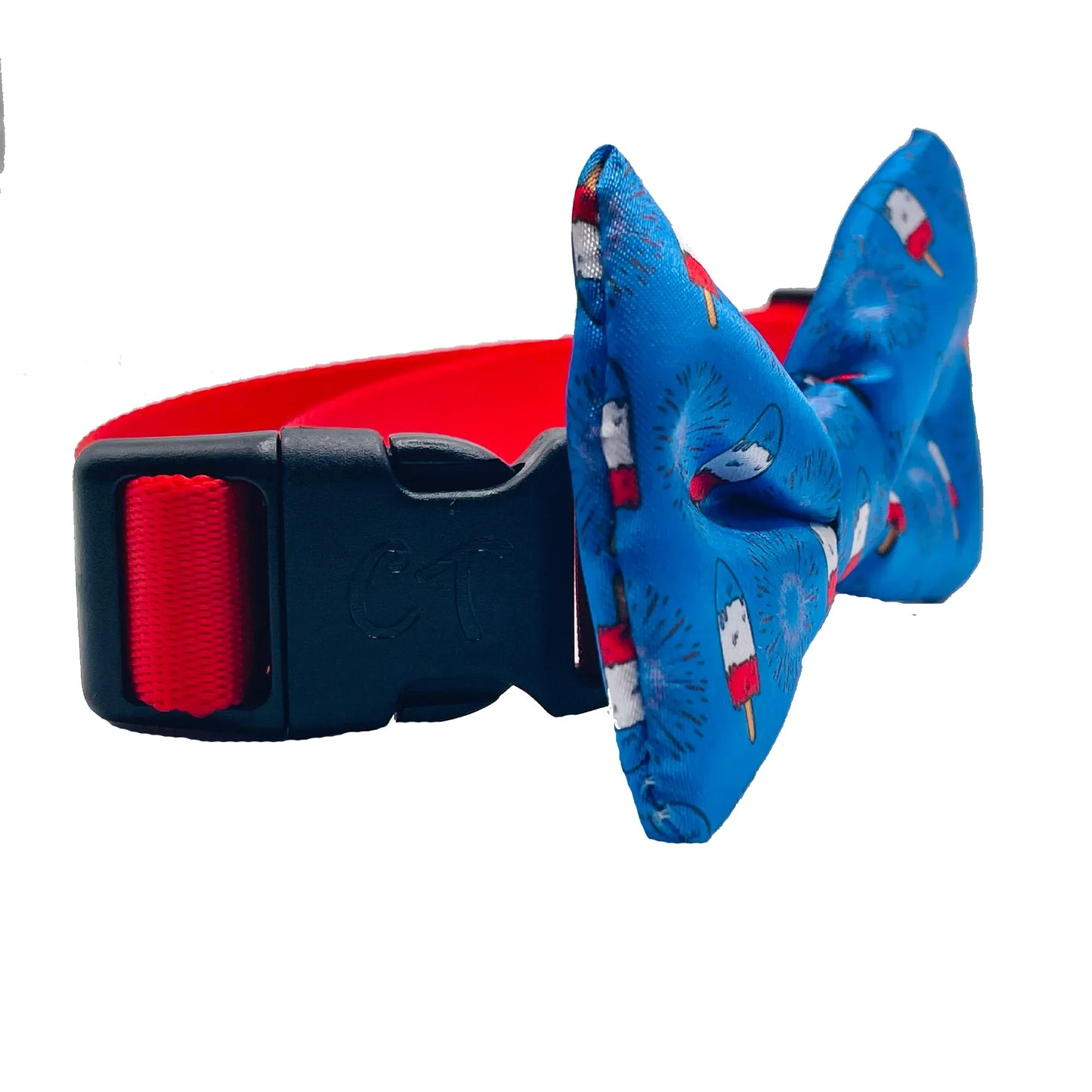 The Fourth USA America Dog Bow Tie