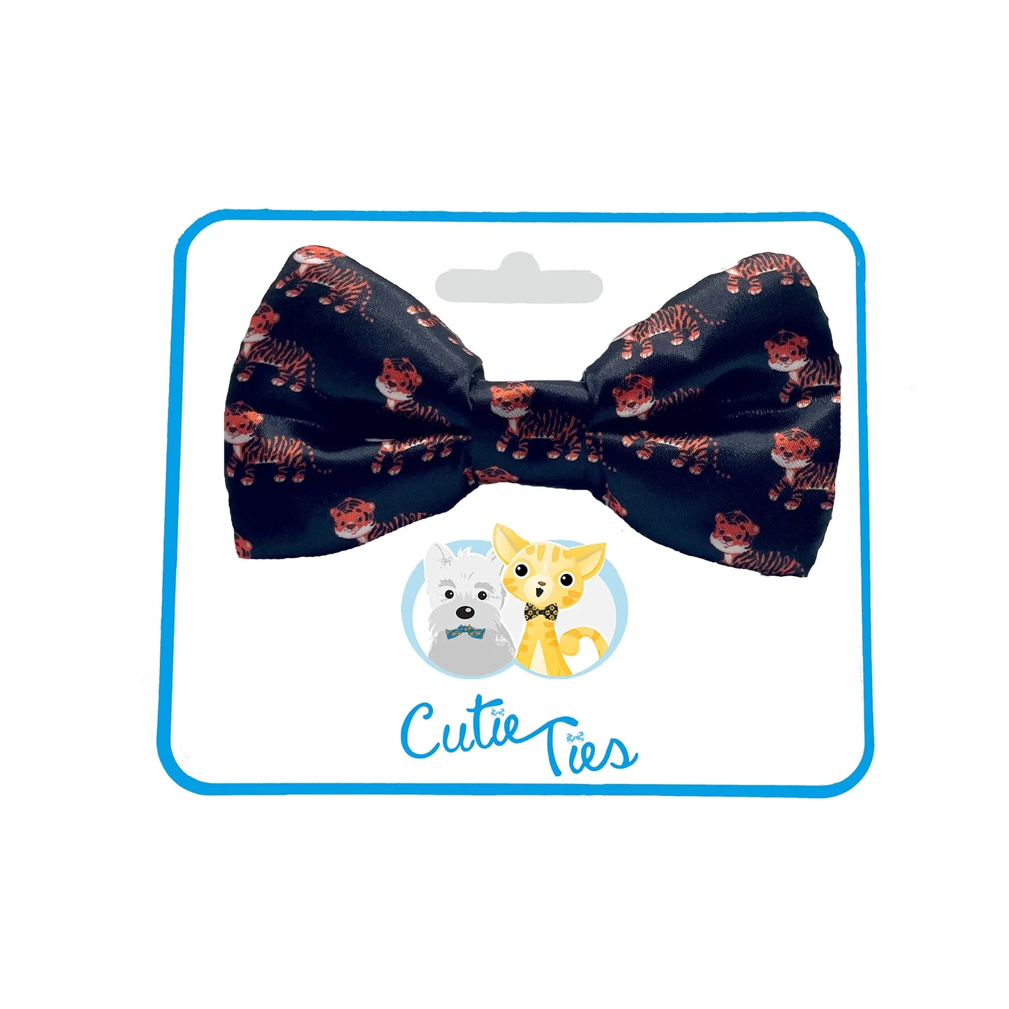 Tiger Dog Bow Tie