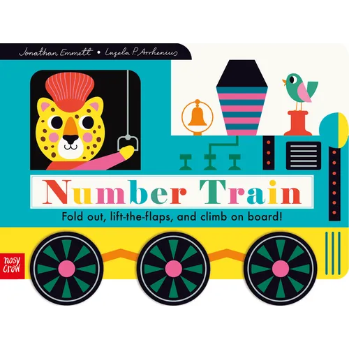Number Train: Fold Out, Lift-The-Flaps, and Climb on Board!