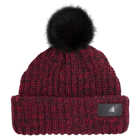 Berry and Black Blended with Black Pom