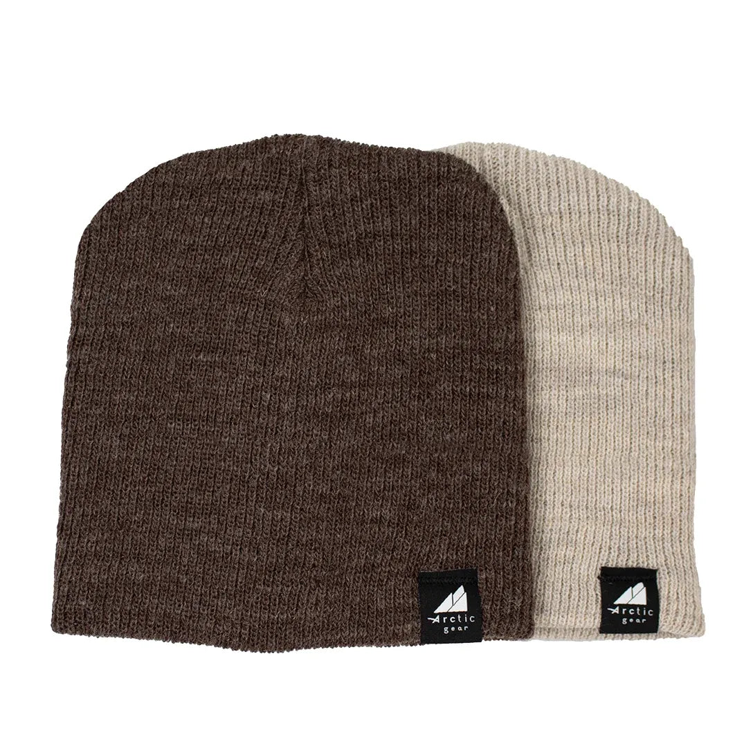 Toddler Acrylic/Wool Beanie Multipack