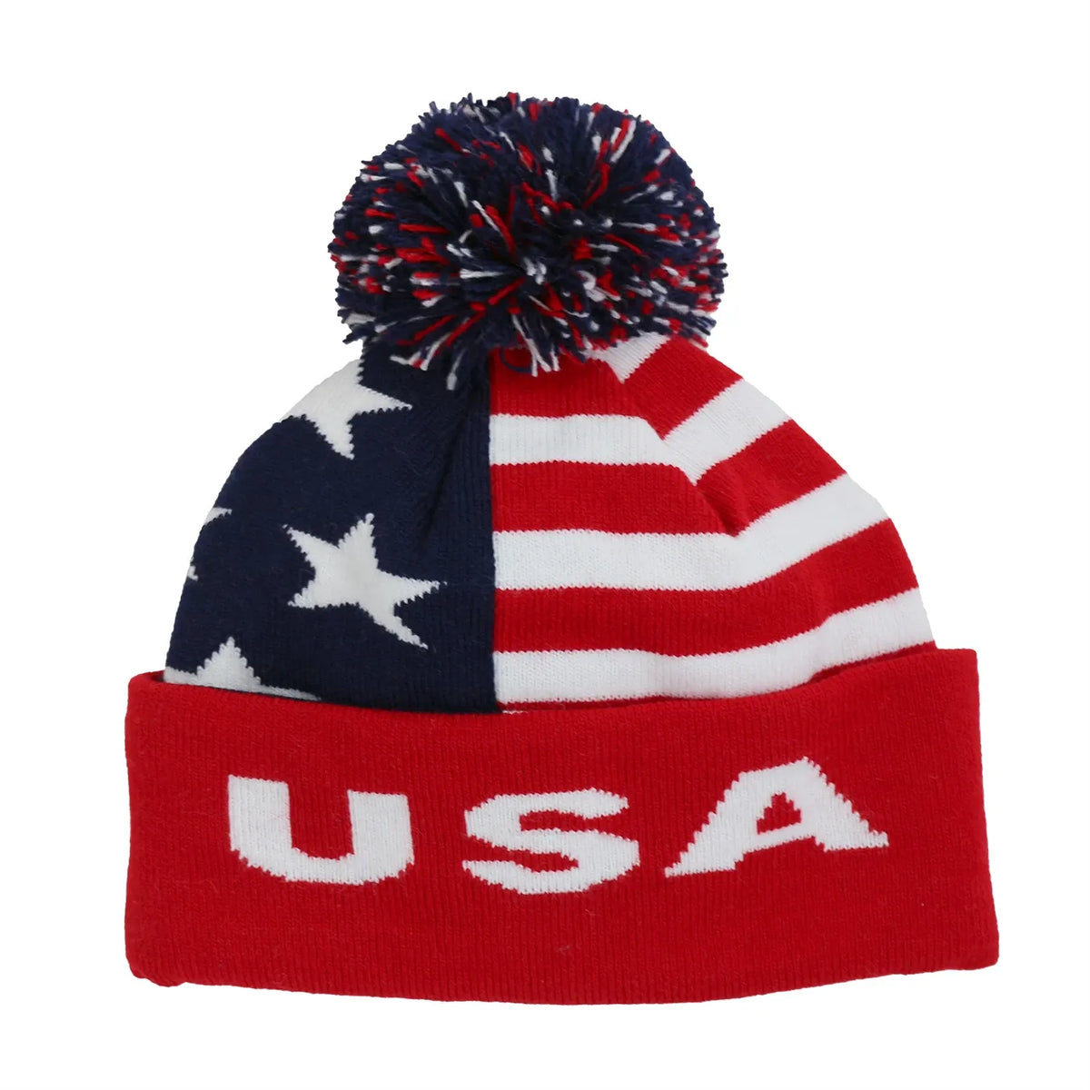 USA Cuff with Pom
