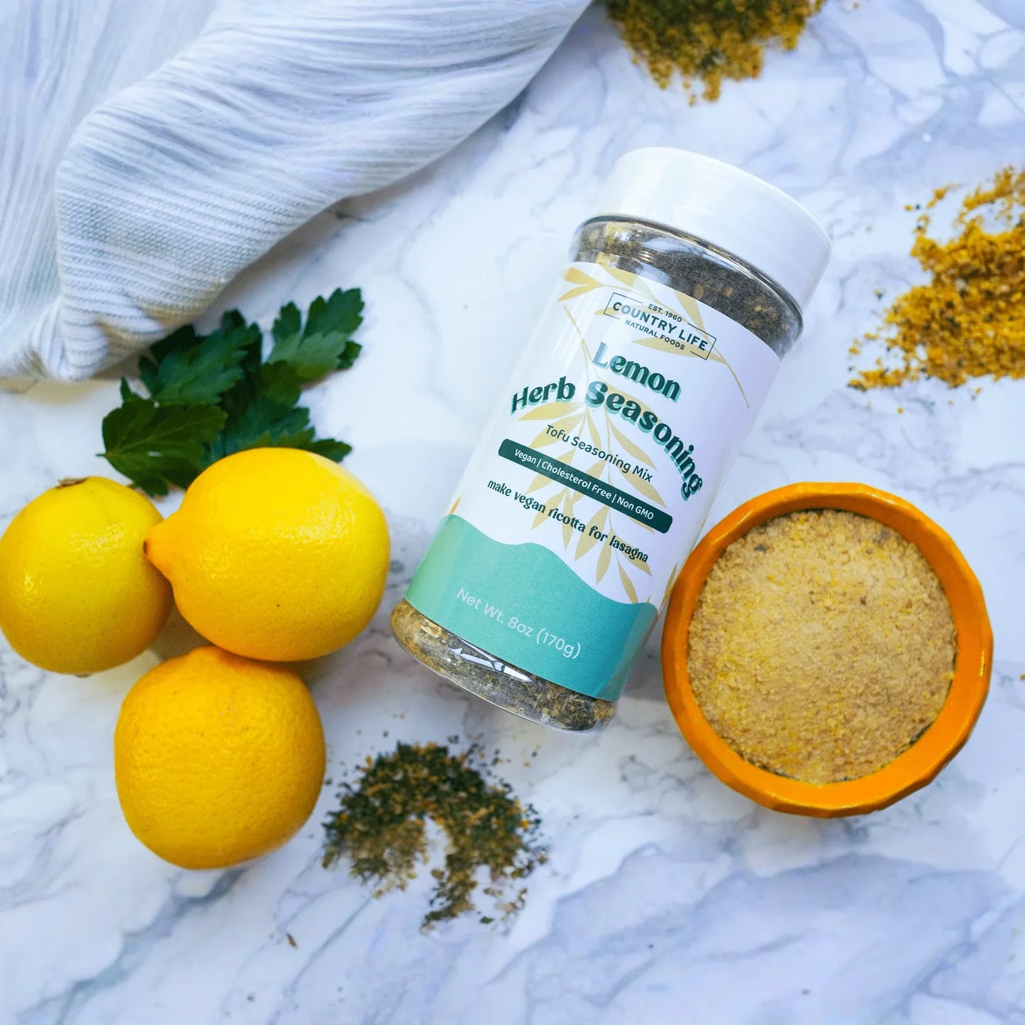 Tofu Scramble Seasoning, Lemon Herb