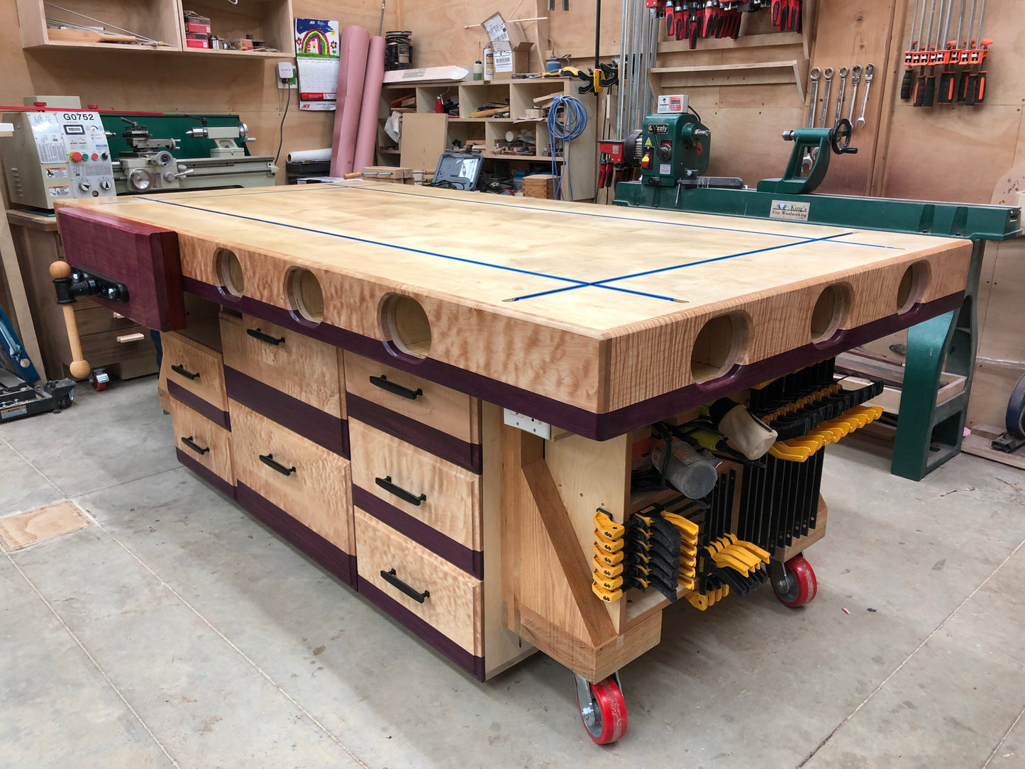 Extreme Torsion Box Assembly Table and Outfeed/Workbench