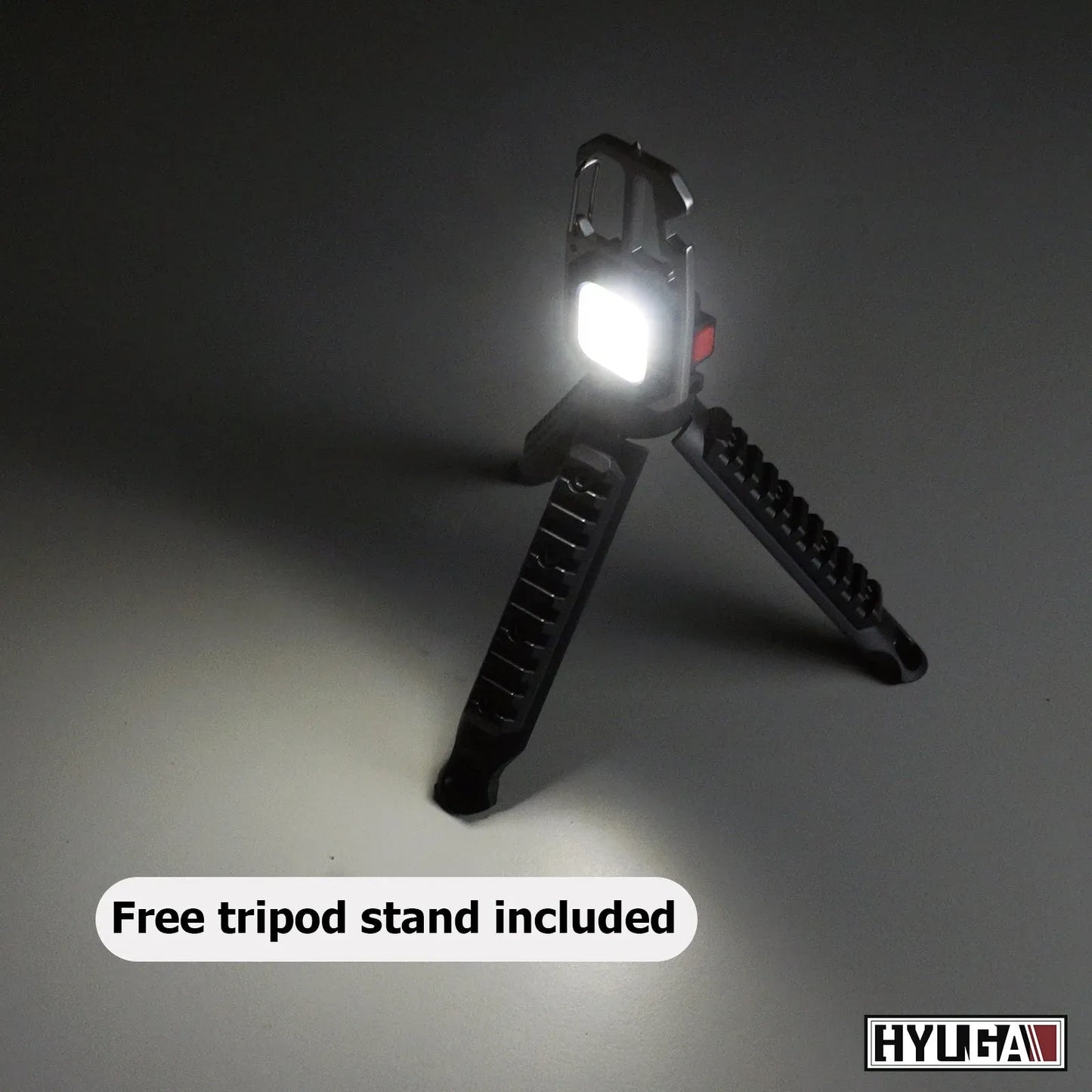 Mini Keychain COB Light 1000 Lumens Super Bright LED Rechargeable Flashlight as Outdoor Flashlight, Bottle Opener, Emergency Light, Screwdriver, Window Breaker (Pack of 1)