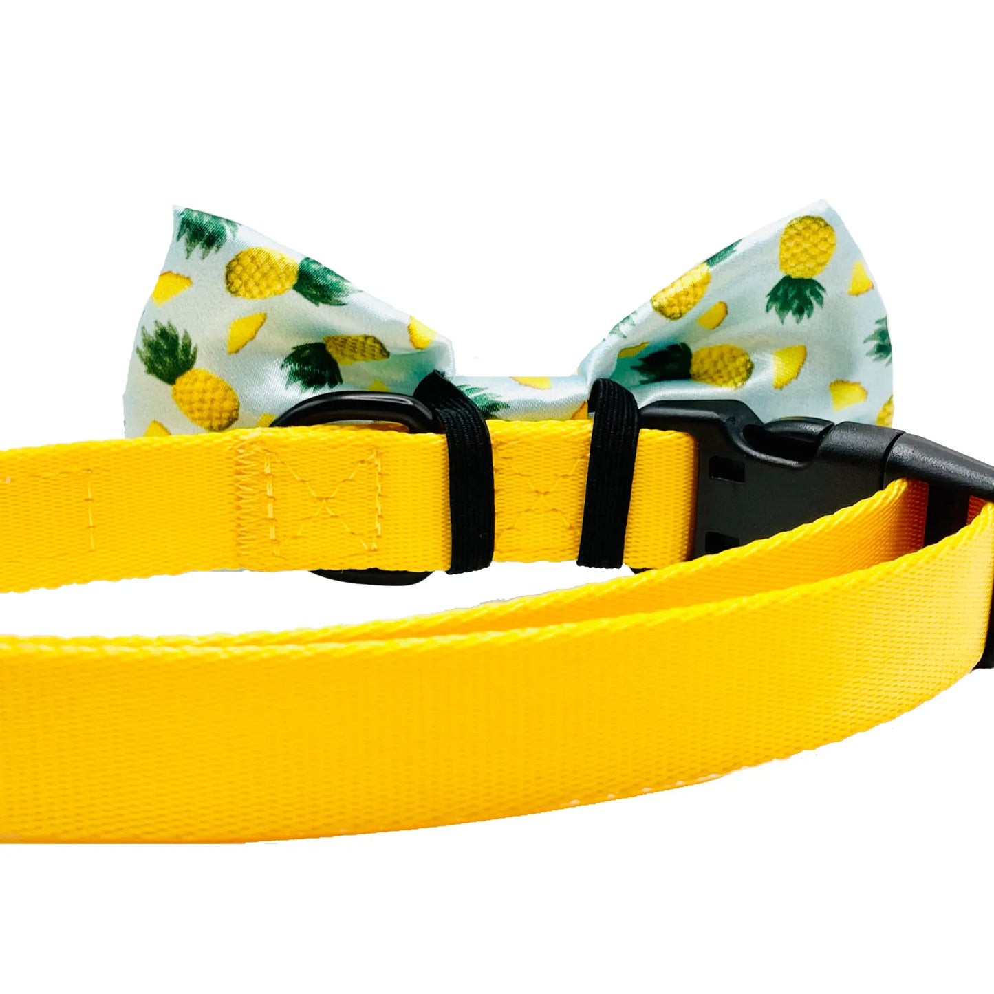 Tropic Like It's Hot Pineapple Dog Bow Tie