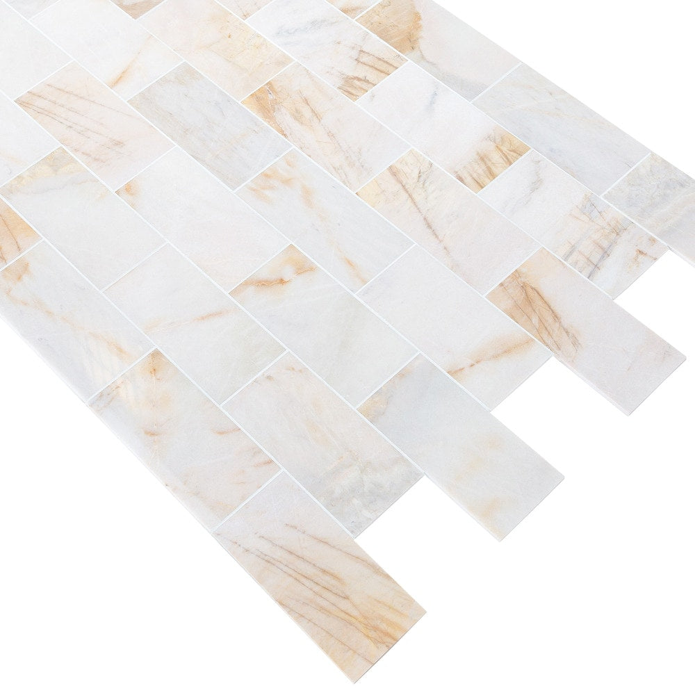 Giallo White Marble Floor and Wall Tile Polished - Livfloors Collection