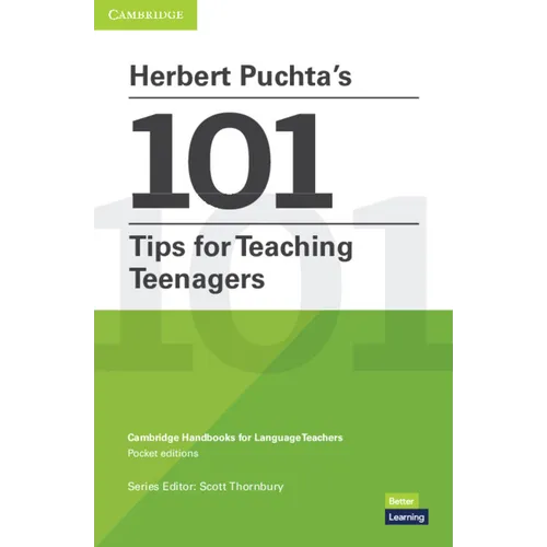 Herbert Puchta's 101 Tips for Teaching Teenagers Pocket Editions: Cambridge Handbooks for Language Teachers Pocket Editions