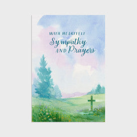 U1204 - WATERCOLOR CROSSES - SYMPATHY