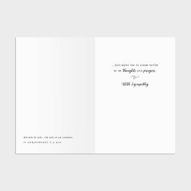 U1204 - WATERCOLOR CROSSES - SYMPATHY