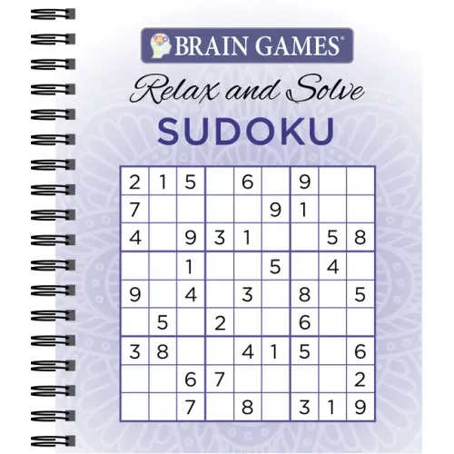 Brain Games - Relax and Solve: Sudoku (Purple)